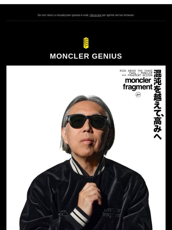 Moncler x Fragment by Hiroshi Fujiwara