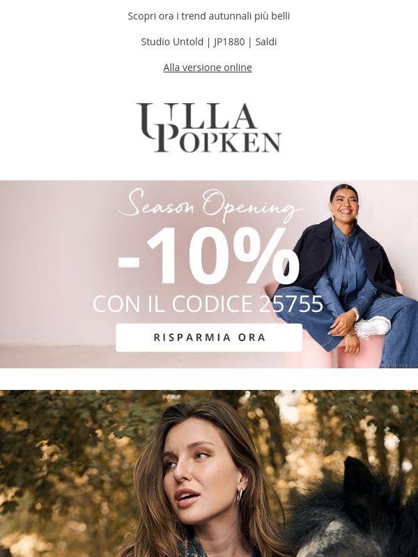 Season Opening: -10% su TUTTO 🎯