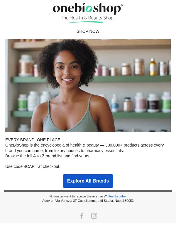 Every brand you can think of — in one place