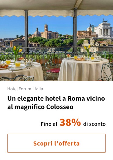 Un elegante hotel a Roma vicino al magnifico Colosseo