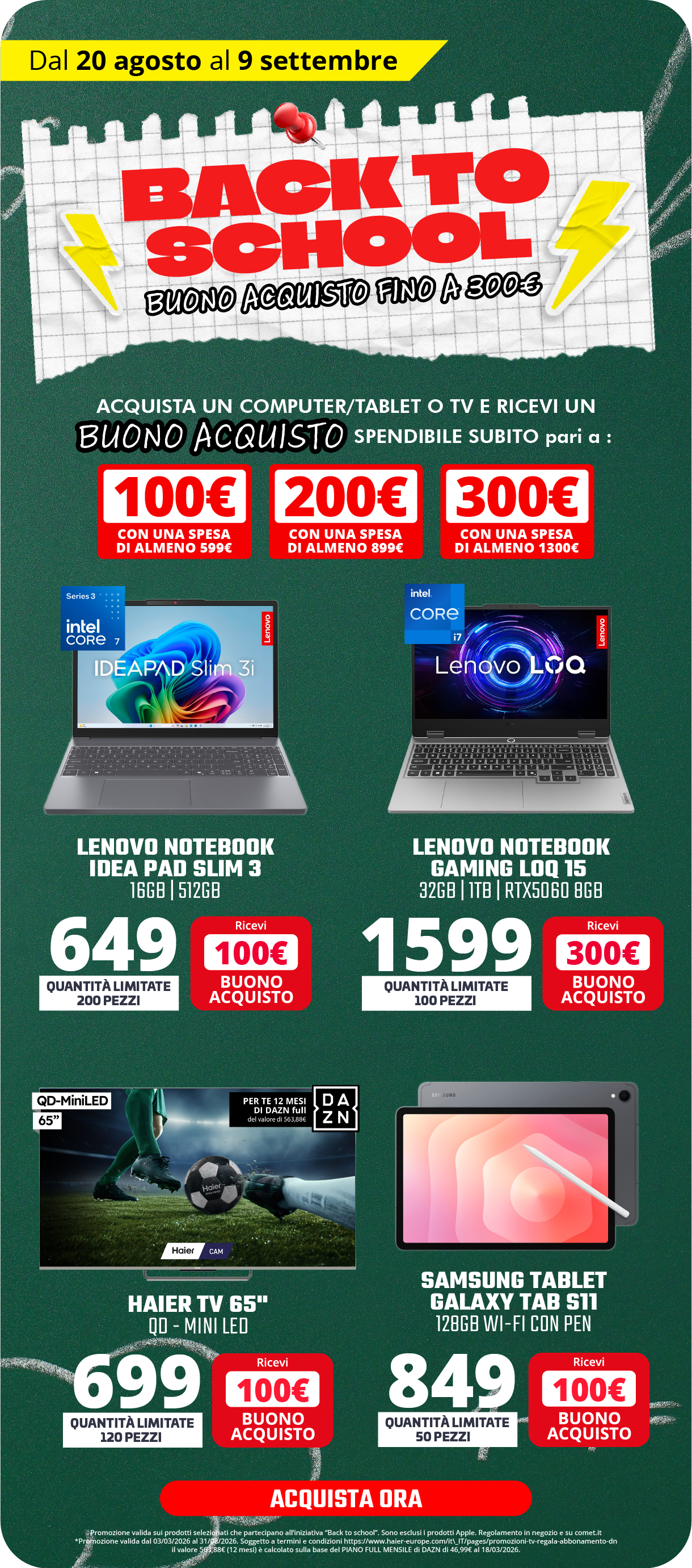 Volantino Back to School Buoni
