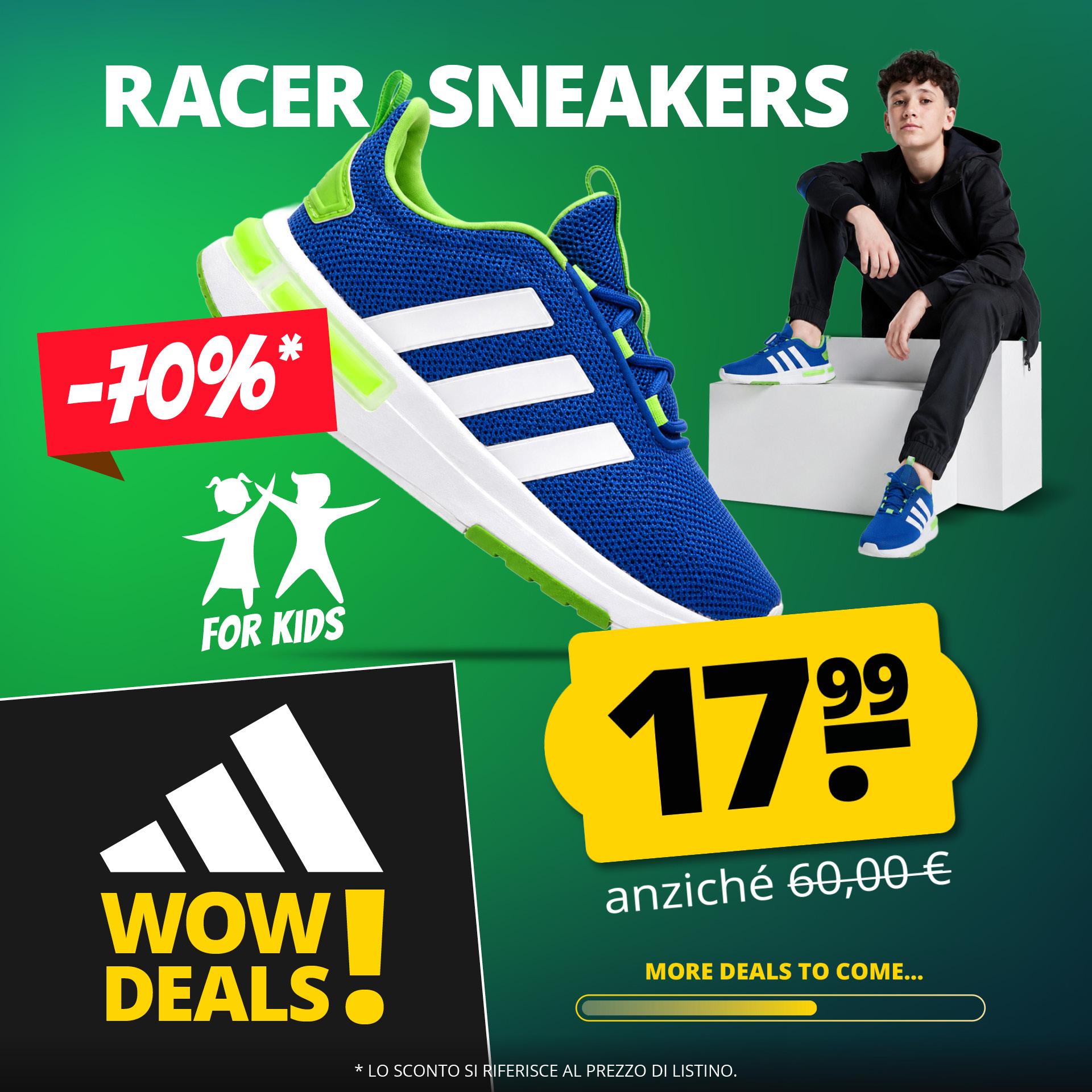adidas racer tr bambini scarpe