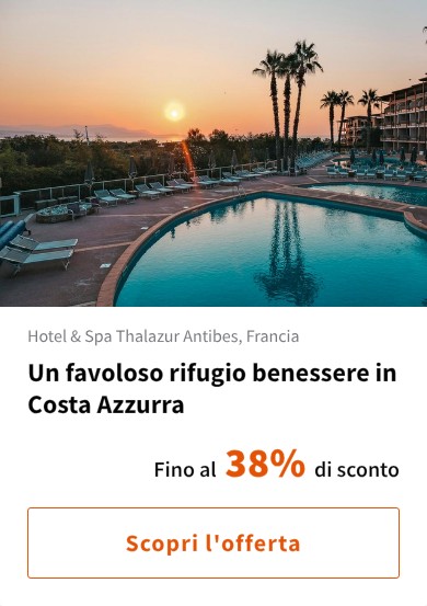 Un favoloso rifugio benessere in Costa Azzurra