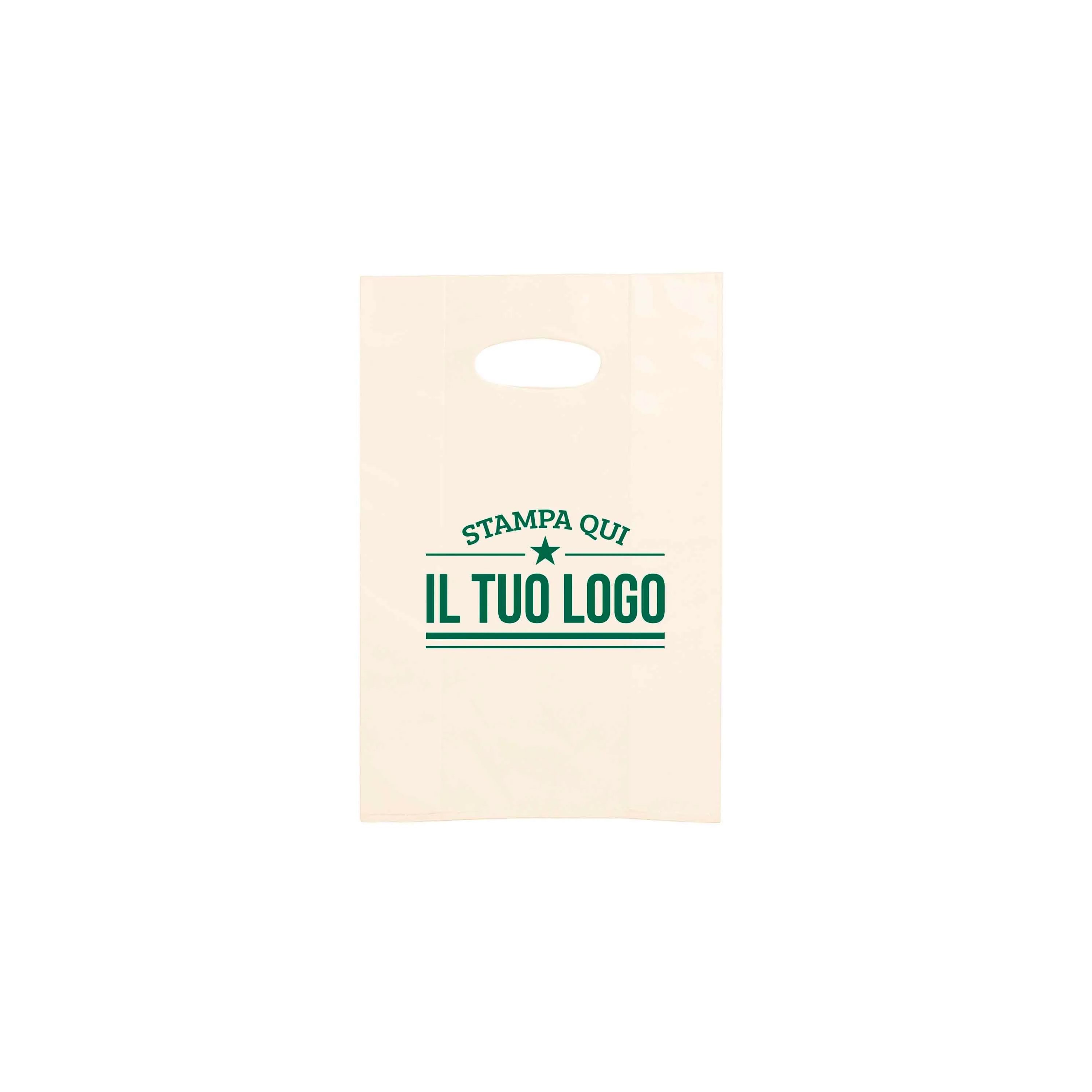 Image of Shopper in Plastica Colorata Personalizzabile con Logo