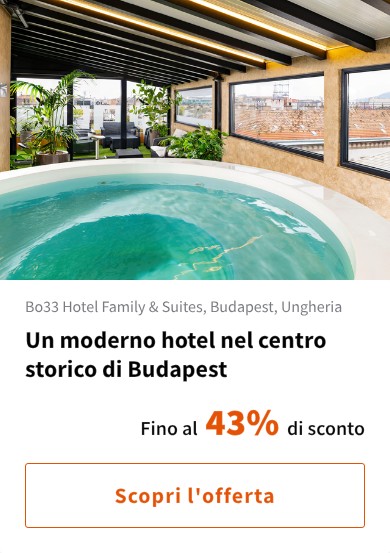 Un moderno hotel nel centro storico di Budapest