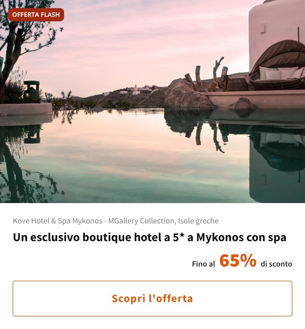 Un esclusivo boutique hotel a 5* a Mykonos con spa