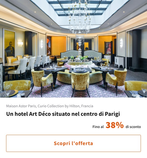 Un hotel Art Déco situato nel centro di Parigi