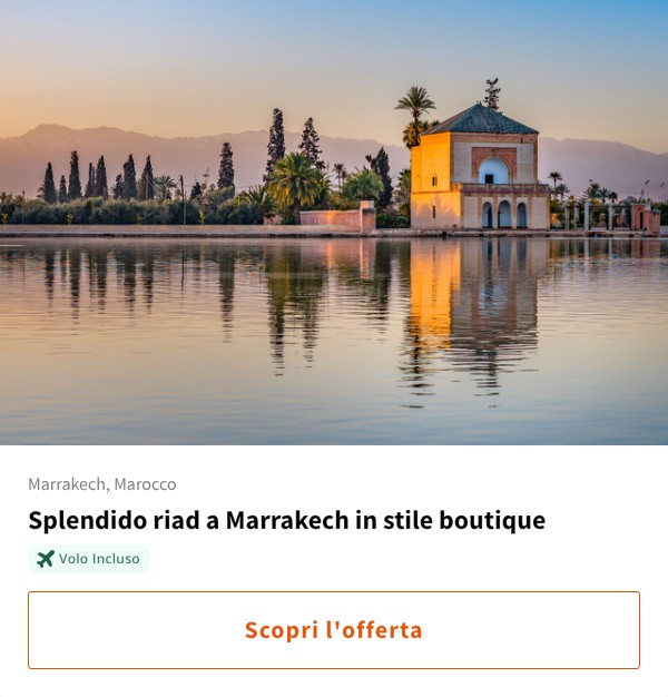 Splendido riad a Marrakech in stile boutique