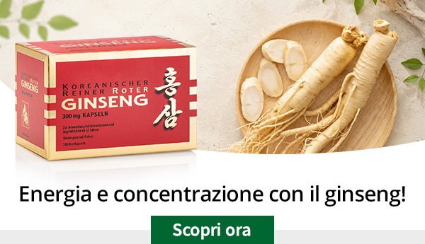 Eneria e concentrazione con il ginseng!