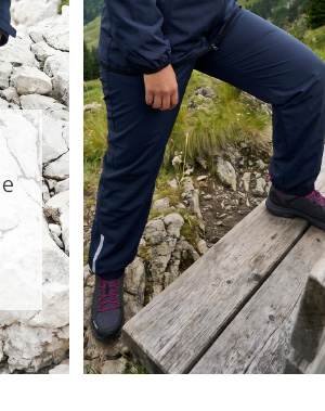 Pantaloni funzionali con Powerstretch e cintura elastica