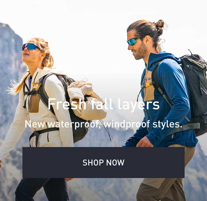 Fresh fall layers - New waterproof, windproof styles - Shop now