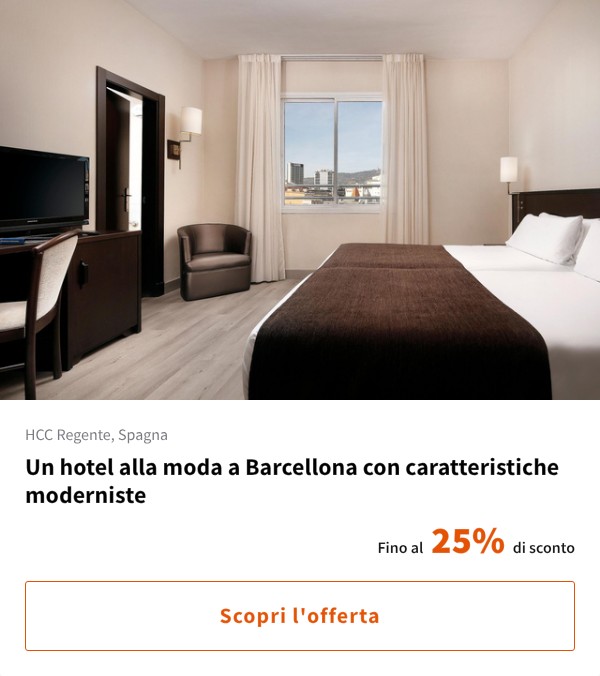 Un hotel alla moda a Barcellona con caratteristiche moderniste