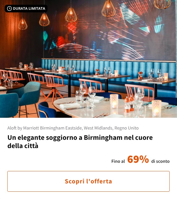 Un elegante soggiorno a Birmingham nel cuore della città