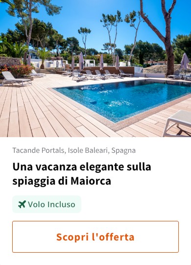 Una vacanza elegante sulla spiaggia di Maiorca