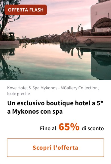 Un esclusivo boutique hotel a 5* a Mykonos con spa