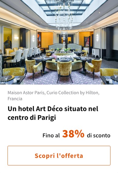 Un hotel Art Déco situato nel centro di Parigi