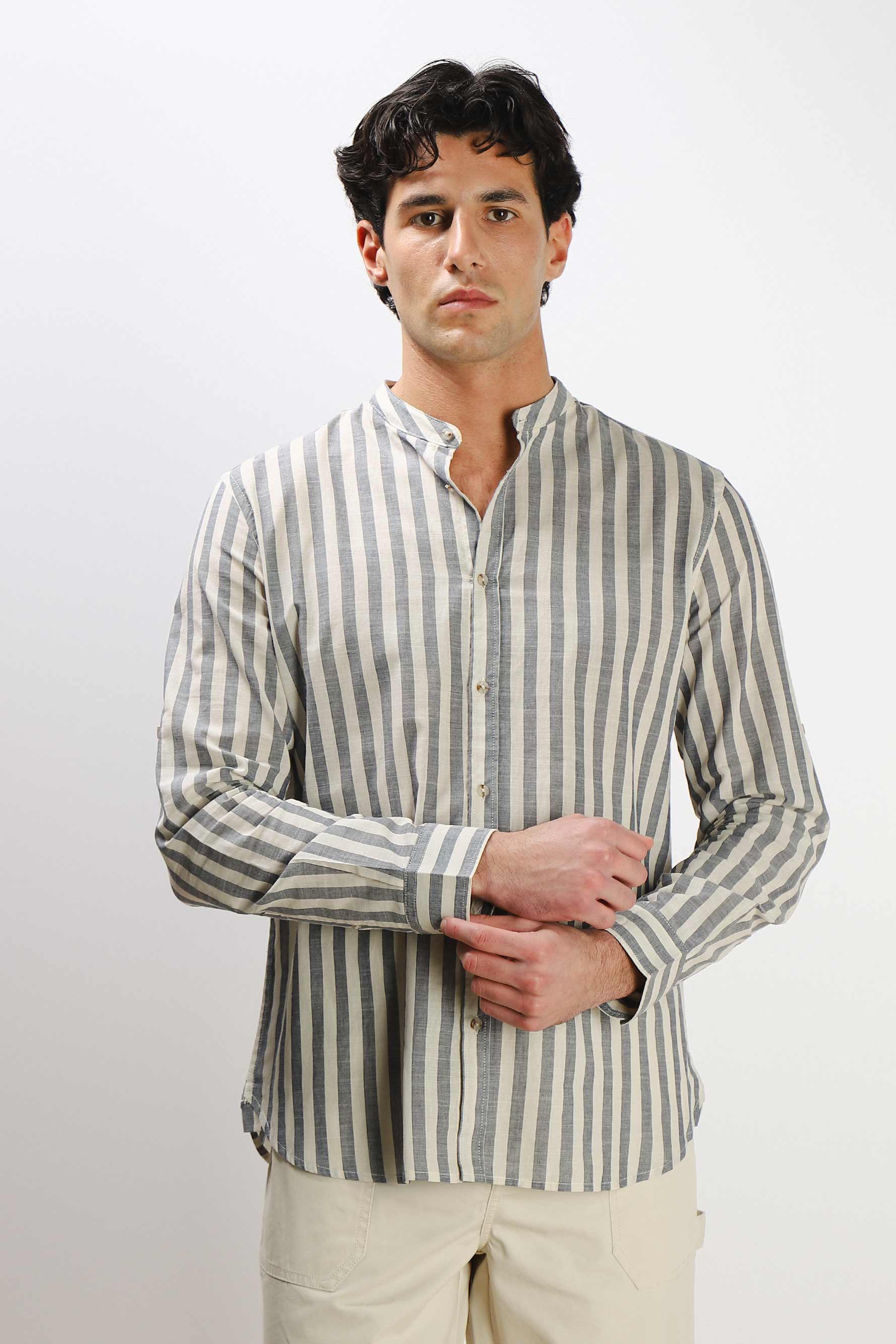 Image of CAMICIA COLLO COREANO 