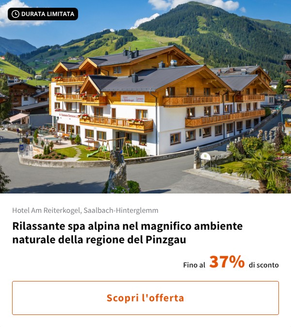 Rilassante spa alpina nel magnifico ambiente naturale della regione del Pinzgau