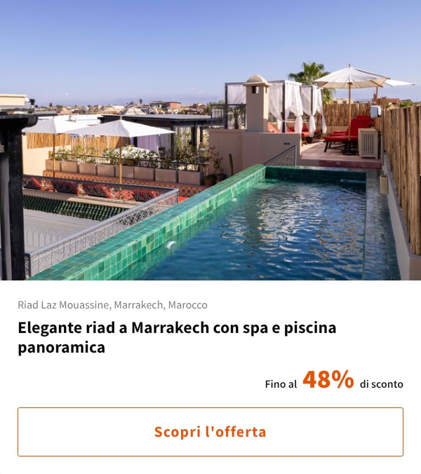Elegante riad a Marrakech con spa e piscina panoramica