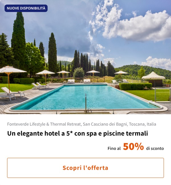 Un elegante hotel a 5* con spa e piscine termali