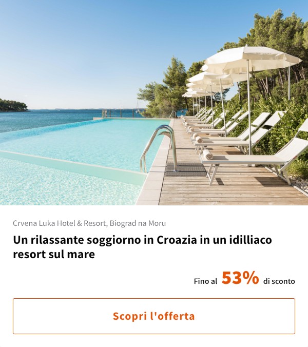 Un rilassante soggiorno in Croazia in un idilliaco resort sul mare