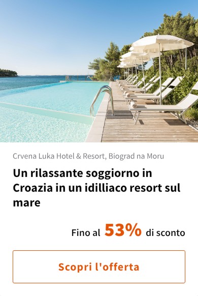 Un rilassante soggiorno in Croazia in un idilliaco resort sul mare