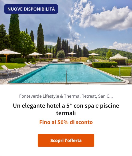 Un elegante hotel a 5* con spa e piscine termali