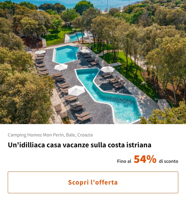 Un'idilliaca casa vacanze sulla costa istriana