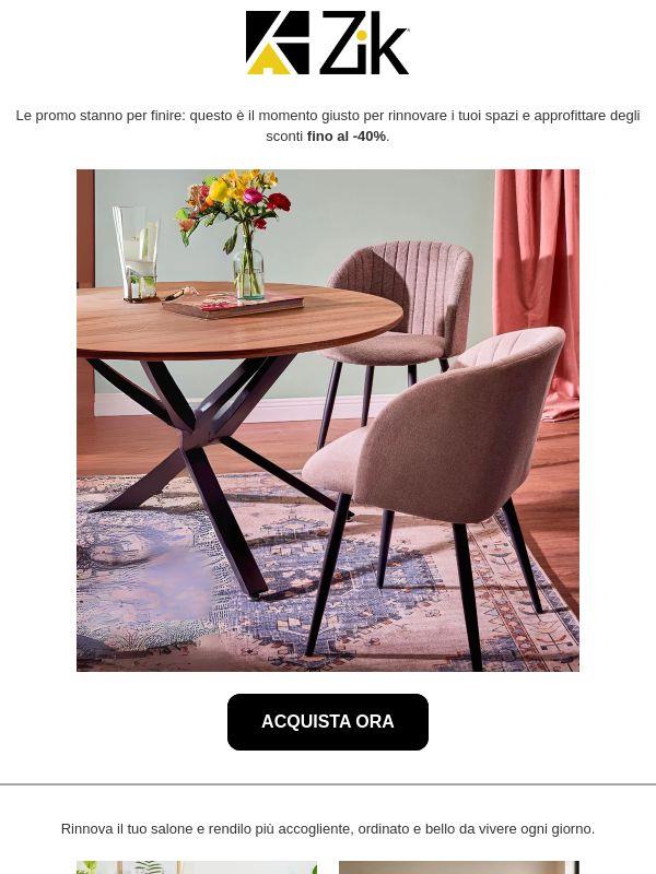 Ultimi giorni: offerte fino al -40%