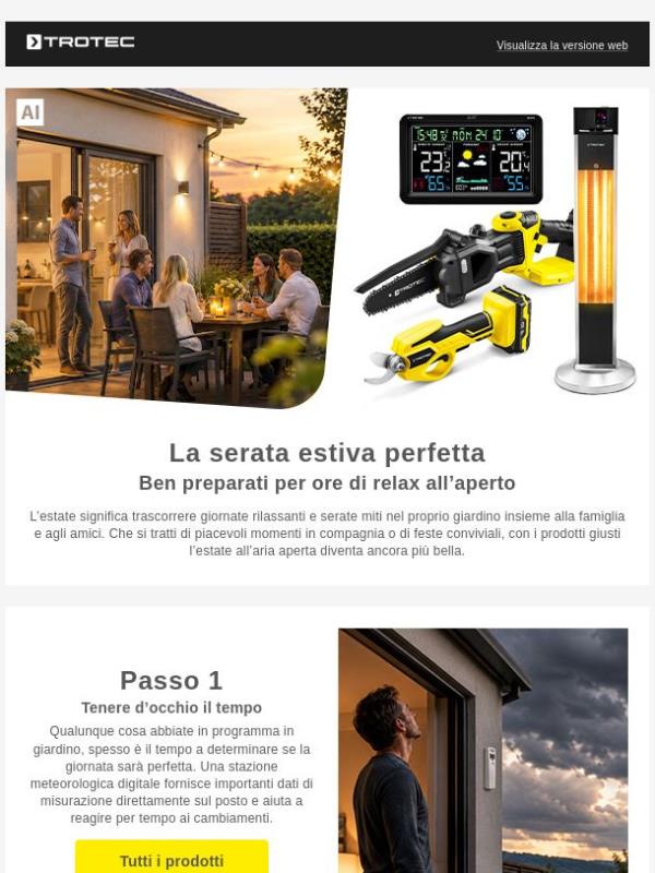 ☀️ Godersi l’estate all’aperto