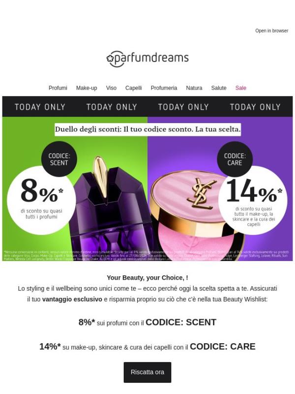 8%* o 14%* di sconto? 🤔