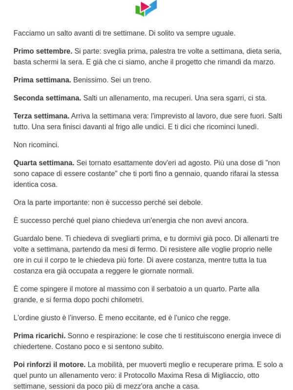 Perché ogni settembre finisce allo stesso modo