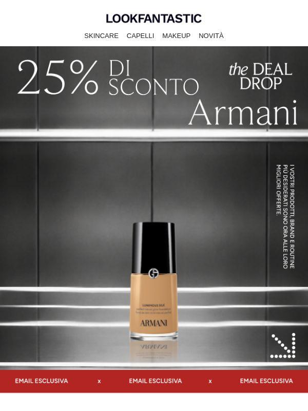 Armani | 25% di sconto + 5% EXTRA