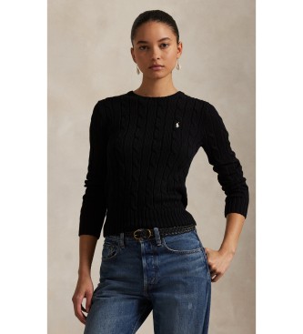 Maglione di cotone nero