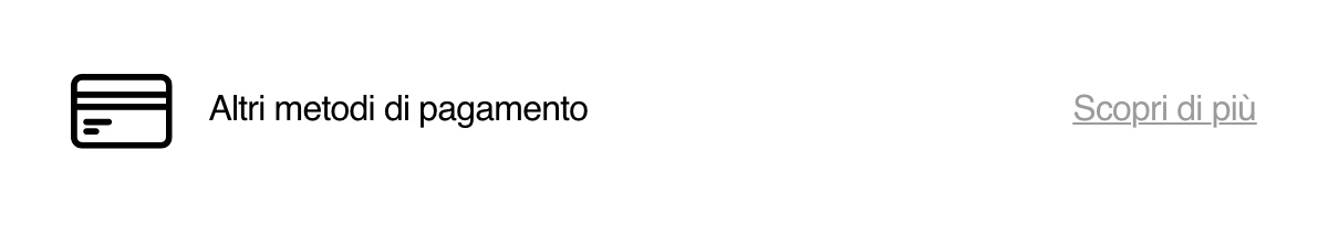 Metodi di pagamento