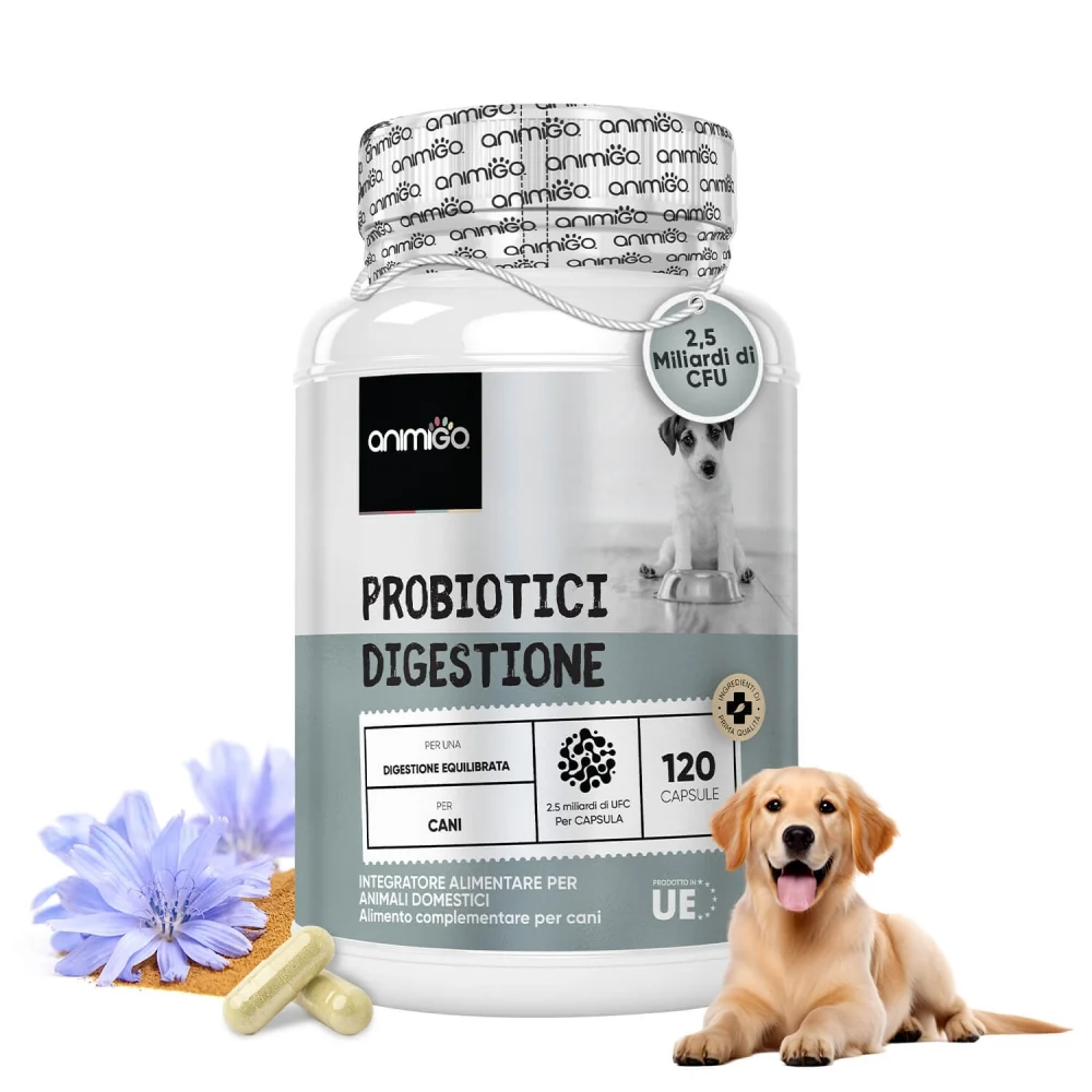 Image of Probiotici digestivi per cani 120 capsule