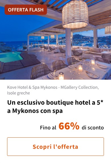 Un esclusivo boutique hotel a 5* a Mykonos con spa