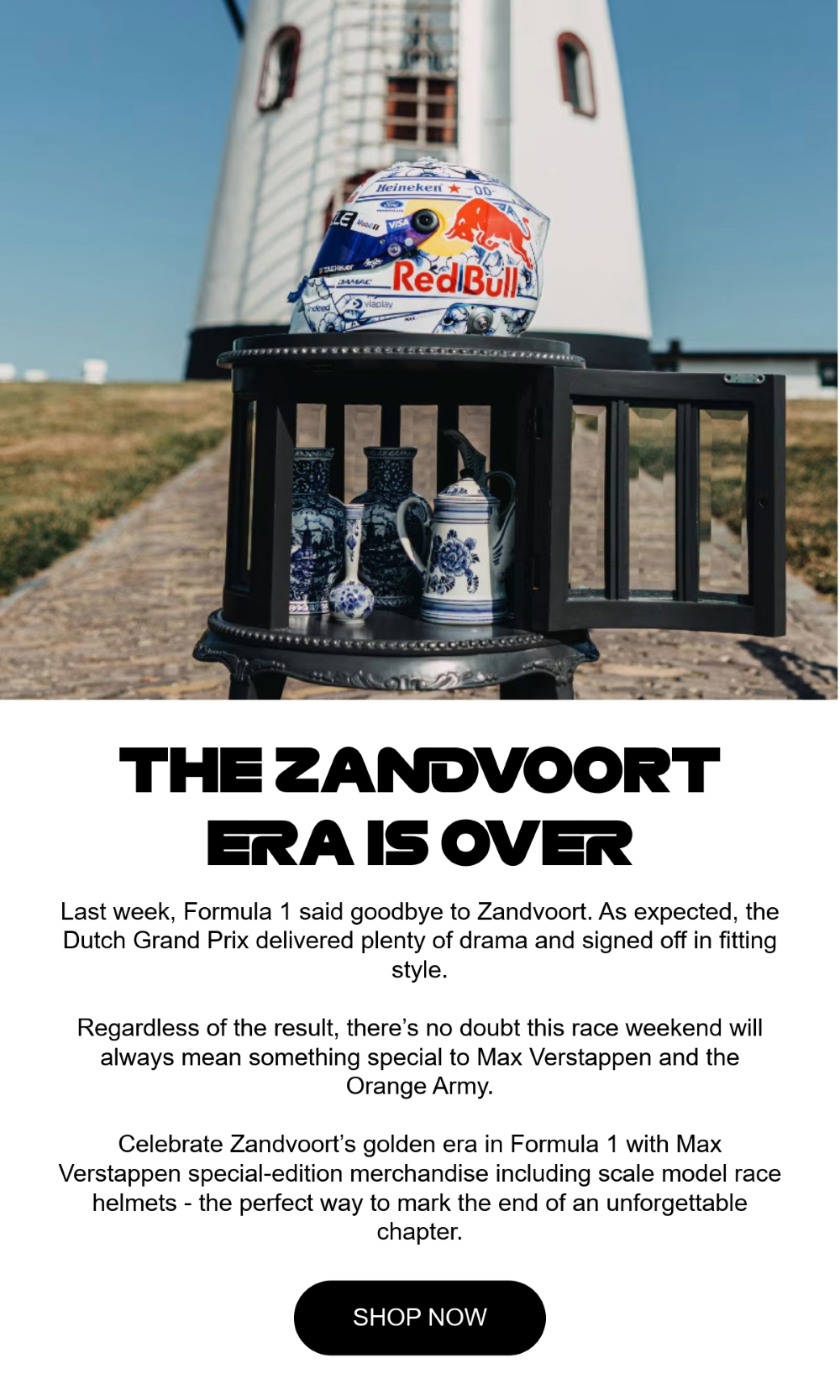 Zandvoort era is over - shop the collection