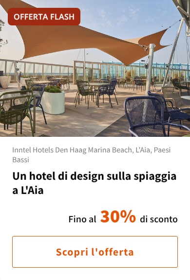 Un hotel di design sulla spiaggia a L'Aia