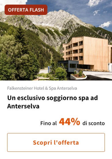 Un esclusivo soggiorno spa ad Anterselva