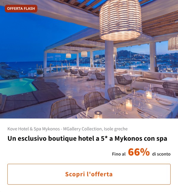 Un esclusivo boutique hotel a 5* a Mykonos con spa