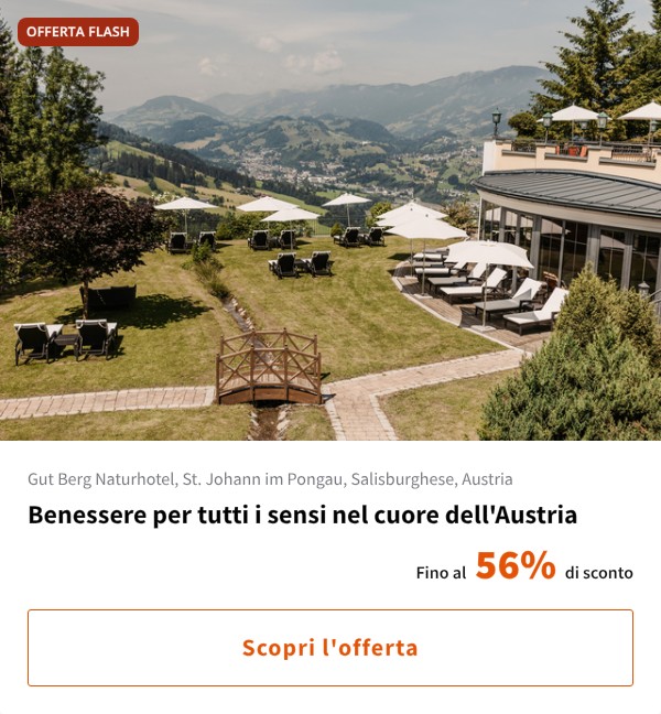 Benessere per tutti i sensi nel cuore dell'Austria