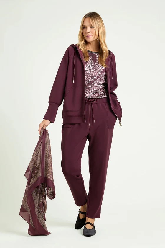 PANTALONI PULL-ON JOGGER IN JERSEY SCUBA