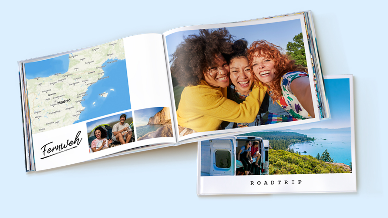 Fotolibro Pixum da viaggio con mappa