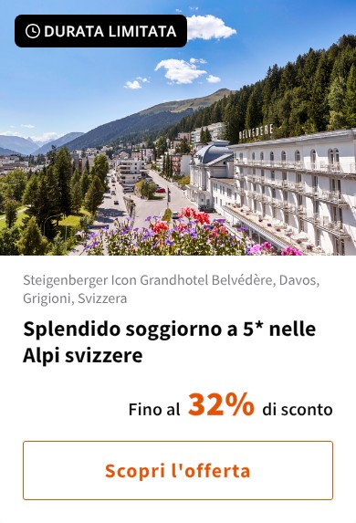 Splendido soggiorno a 5* nelle Alpi svizzere