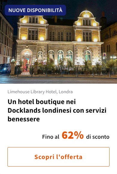 Un hotel boutique nei Docklands londinesi con servizi benessere