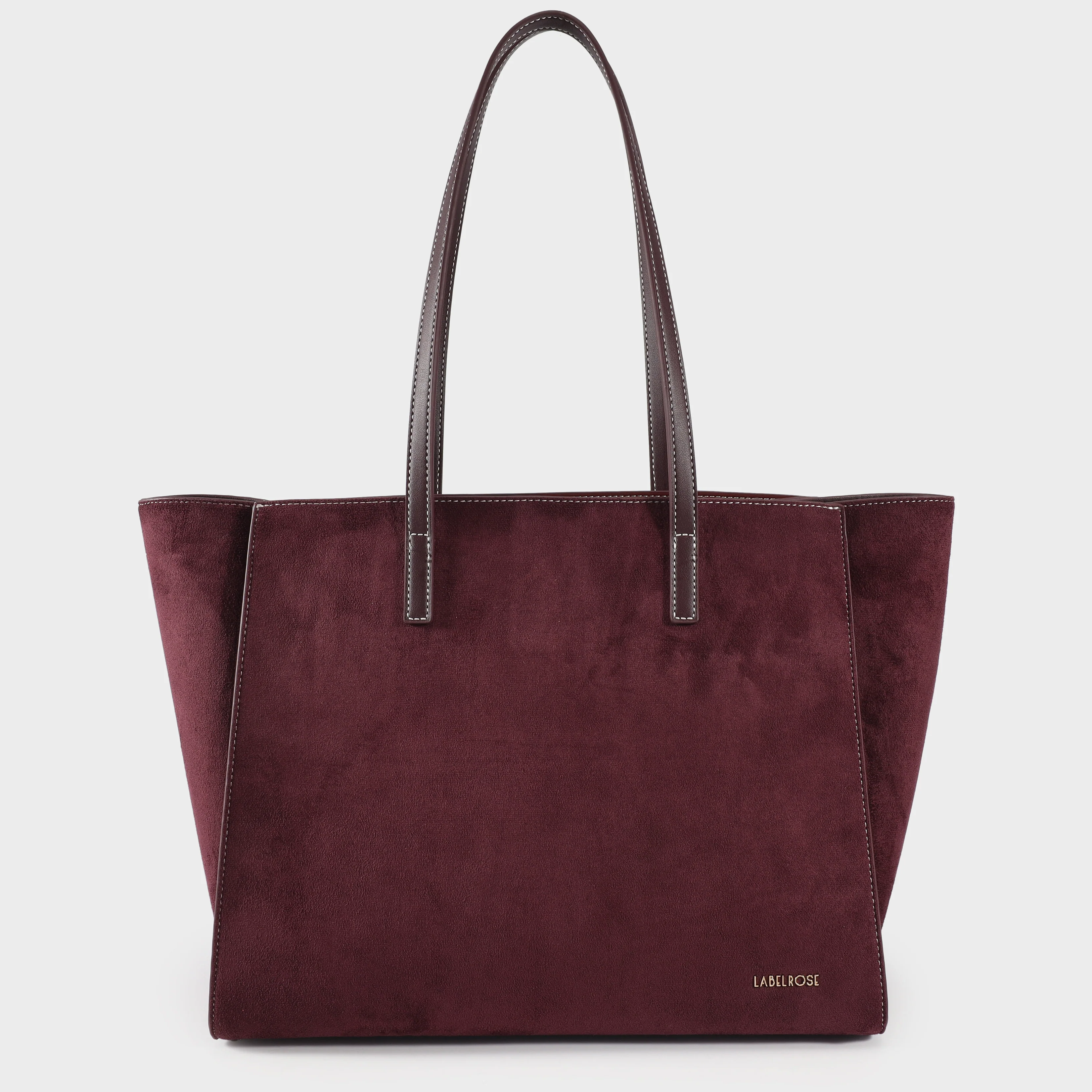Image of Borsa a spalla MELISSA BIG SMILSUEDE - AUBERGINE