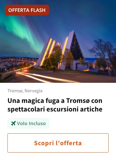 Una magica fuga a Tromsø con spettacolari escursioni artiche