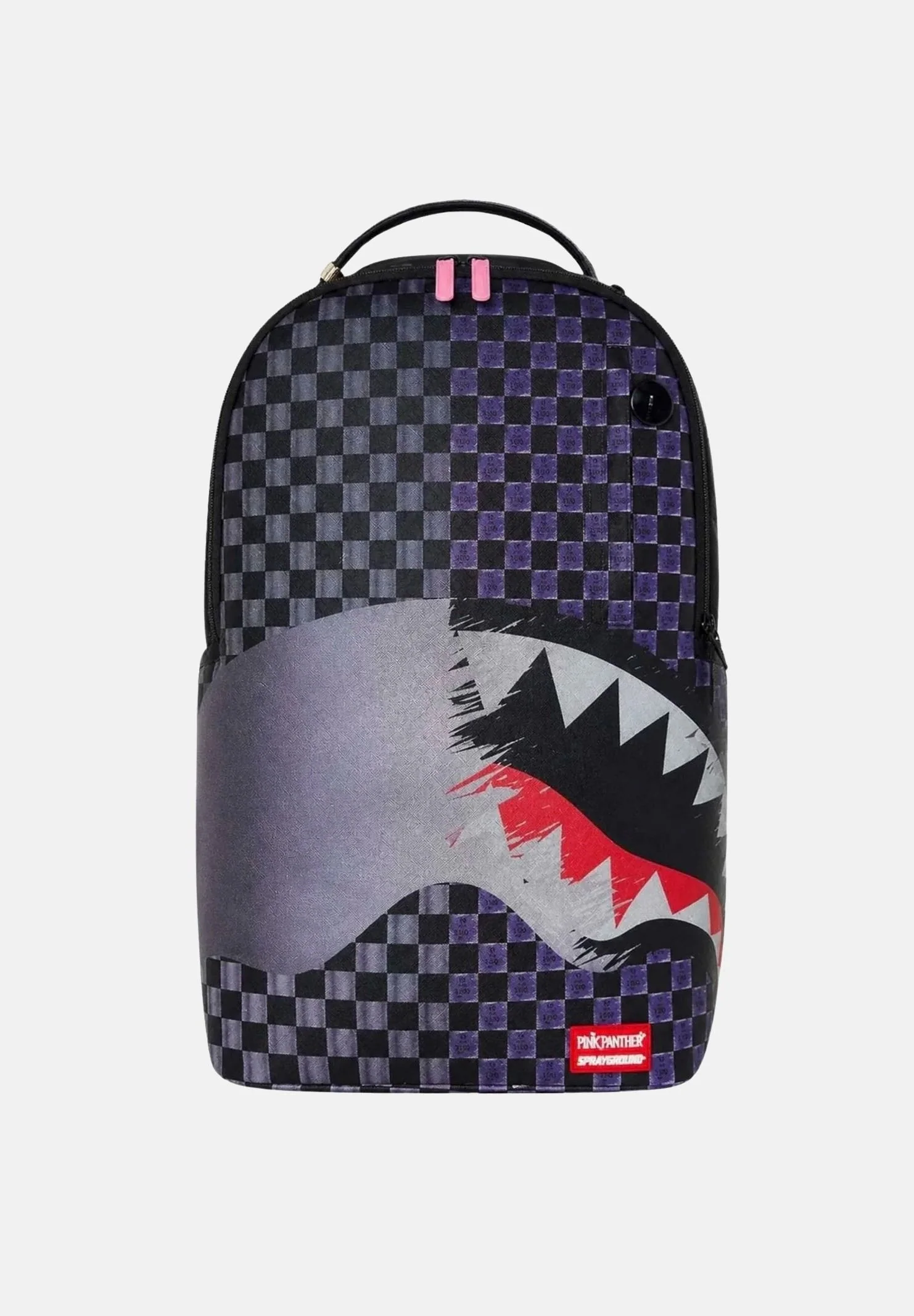 Image of SPRAYGROUND Zaino CHECKERED SHARK MOUTH BACKPACK, multicolor per uomo e donna con motivo a scacchi