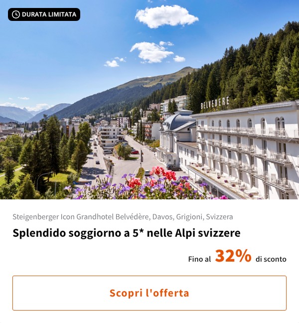 Splendido soggiorno a 5* nelle Alpi svizzere